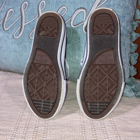 Like new little boys black Converse All-Stars size 10.5 - Picture 3 of 5